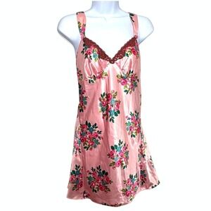 Betsey Johnson Y2K Babydoll Slip Dress Womens Large Romantic Lace Coquette Fairy
